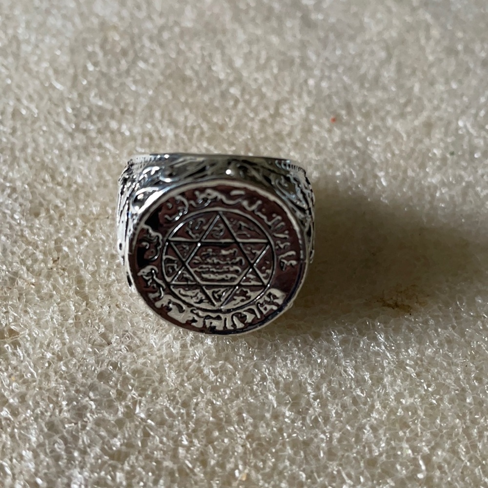 Vintage strong prayer ring